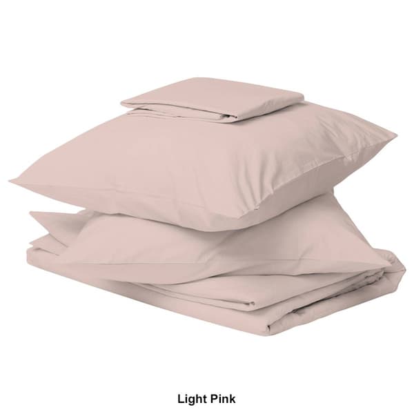 Purity Home Light Weight Organic Cotton Percale Sheet Set