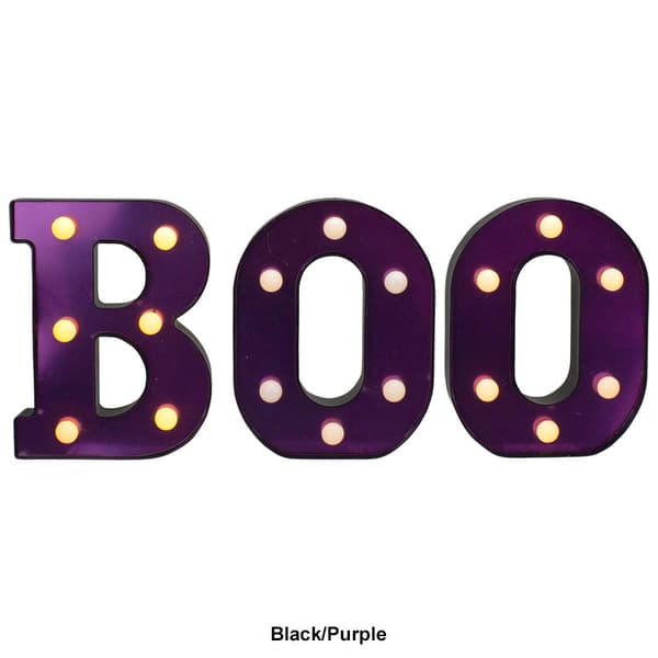 Northlight Seasonal 6.5in. BOO Halloween Marquee