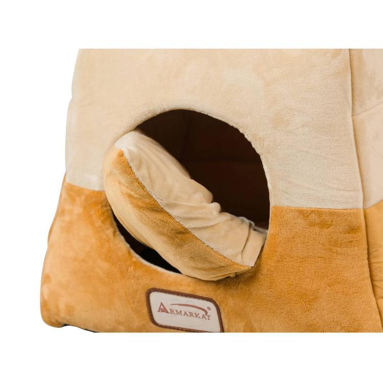 Armarkat 2-in-1 Cat Bed Cave Shape & Cuddle Pet Bed