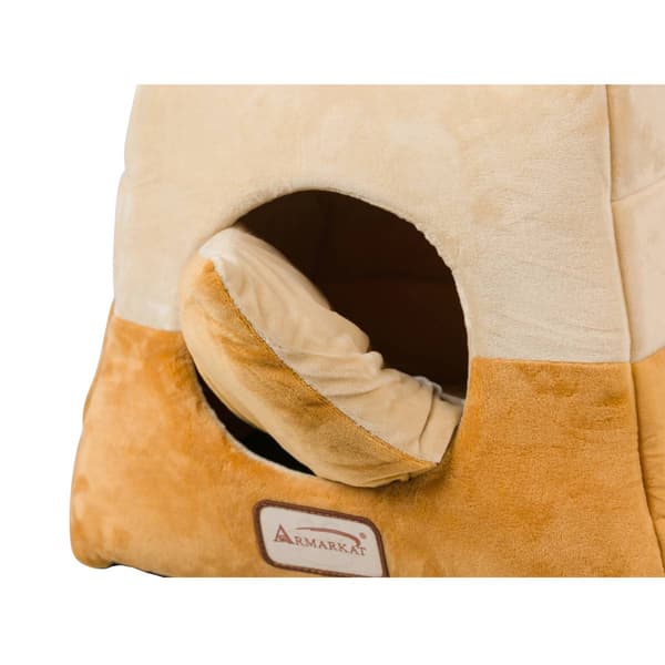 Armarkat 2-in-1 Cat Bed Cave Shape & Cuddle Pet Bed
