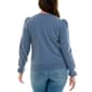Womens Zac & Rachel Long Texture Puff Sleeve Sweater - image 2
