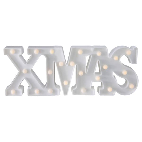 Northlight LED Lighted XMAS Christmas Marquee Sign - image 