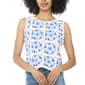 Womens Cece Sleeveless Floral Crochet Sweater - image 1