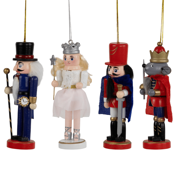 Northlight 4pk. The Nutcracker Suite Character Christmas Ornament