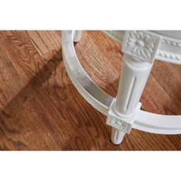 New Ridge Home Goods Chapman Counter-Height Barstool - White