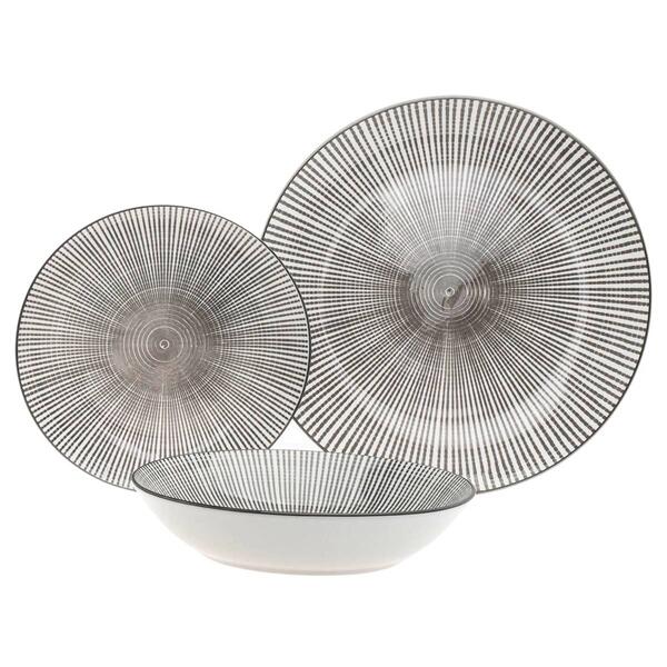 Godinger Laura Grey 12pc. Dinnerware Set - image 