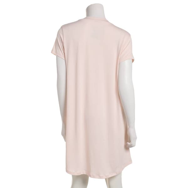Plus Size Jaclyn Short Sleeve Sweet Dreams Screened Nightshirt