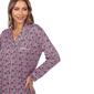 Womens White Mark Long Sleeve Heart Print Pajama Set - image 4
