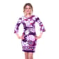Womens White Mark 3/4 Sleeve Scoop Neck Floral Dress - image 4