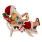 Kurt S. Adler 11.5in. Santa Beach Chair Figurine - image 3