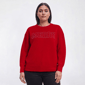 Plus Size Rio & Rian Long Sleeve Merry Studded Sweater - image 1