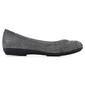 Womens Cliffs by White Mountain Clara Glitter Fabric Flats - image 2
