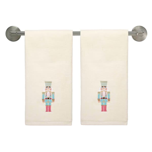 Avanti Nutcracker 2pk. Hand Towel Set