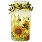 Transpac Sunflower & Bee LED Lantern - image 1