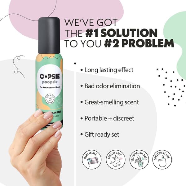Oopsie Poopsie Mediterranean Sage Odor Spray