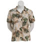 Plus Size Erika Hayden Palm Print Campshirt - image 1
