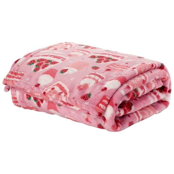 Ashley Cooper(tm) Valentine''s Day Cake Plush Throw