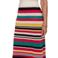 Womens Ruby Rd. Tropical Noir Stripe Sweater Knit Midi Skirt - image 5