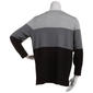 Plus Size Retrology Color Block Crew Neck Sweater - image 2