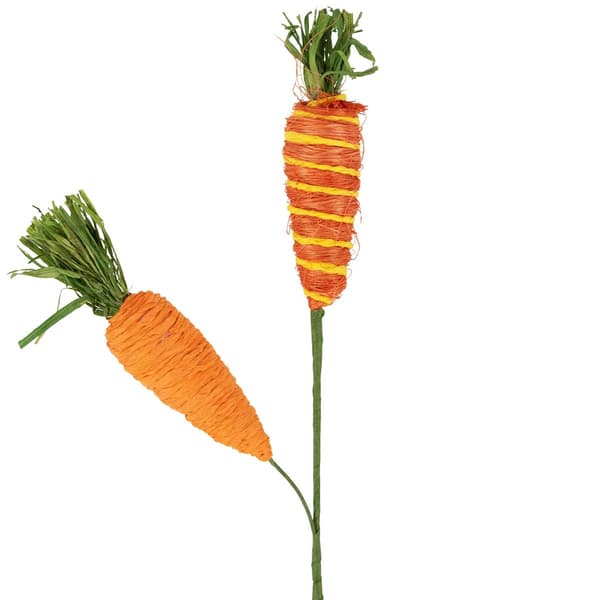 Northlight Seasonal Striped Carrots Artificial Easter Spray