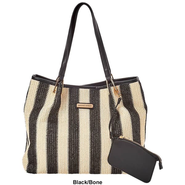 Adrienne Vittadini Sag Harbor Straw Tote