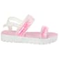 Little Girls Bebe Confetti Star & Glitter Sandals - image 3