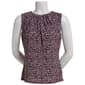 Womens Calvin Klein Sleeveless Pleated Neck Dots Blouse - image 1