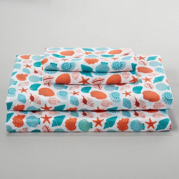 Ashley Cooper&#40;tm&#41; Seashells Microfiber Sheet Set - image 