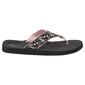 Womens Capelli New York Butterfly Floral Flip Flops - image 2