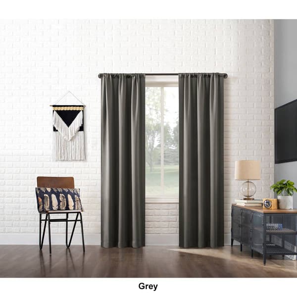Bergen 100% Blackout Panel Rod Pocket Curtain