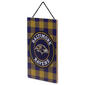 Open Road Ravens Plaid Hanging Wood Wall Decor - image 2