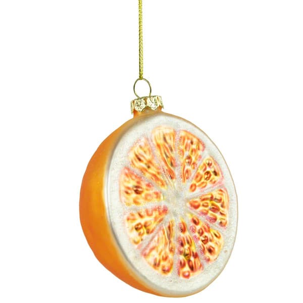 Northlight Seasonal 3.5in. Orange Slice Christmas Ornament