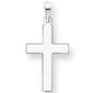 Unisex Gold Classics&#40;tm&#41; 14kt. White Gold Cross Pendant - image 1