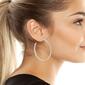Steve Madden Textured Hoop Earrings - image 2