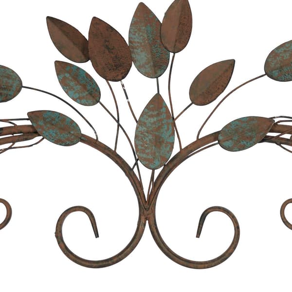 9th & Pike&#174; Distressed Leaves Wall Art