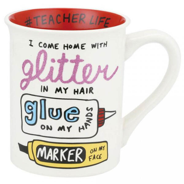 Glitter Teacher Mug - image 