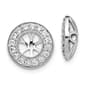 Diamond Classics&#40;tm&#41; White Gold Diamond Earring Jackets - image 1