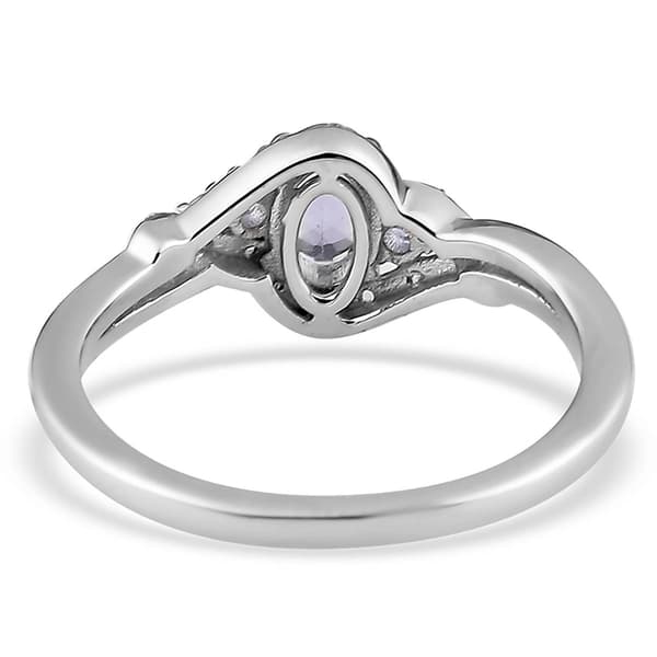 Gemstones Classics™ Sterling Silver Oval Tanzanite Ring