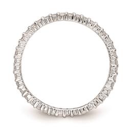 Pure Fire 14kt. White Gold Lab Grown Diamond Shared Prong Band