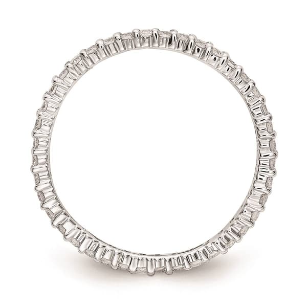 Pure Fire 14kt. White Gold Lab Grown Diamond Shared Prong Band