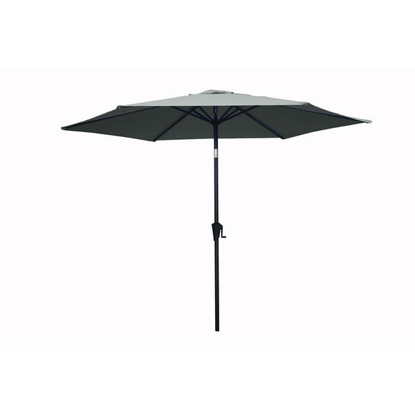 9ft. Steel Market Umbrella - Fog - image 