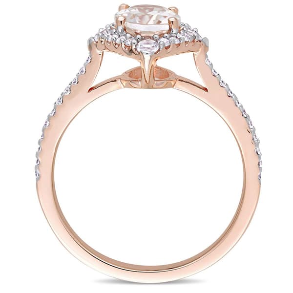 Gemstone Classics™ 10kt. Rose Gold Vintage Engagement Ring