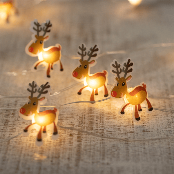 Northlight 6.25ft. Incandescent Micro Reindeer Christmas Lights