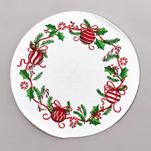 Kay Dee Merry Nutcracker Braded Placemat - image 