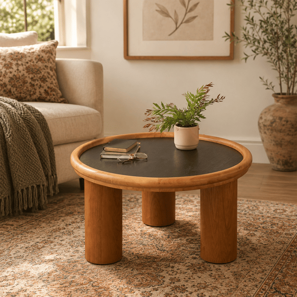9th & Pike® Bohemian Brown Wood Coffee Table