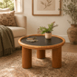 9th & Pike® Bohemian Brown Wood Coffee Table - image 3