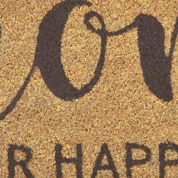 VCNY Home Home Is Our Happy Place Outdoor Coir Doormat