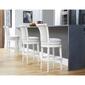 New Ridge Home Goods Chapman Bar-Height Swivel Barstool - White - image 3