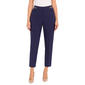 Womens Zac & Rachel Solid Functional Buttn Straight Leg Pants - image 1