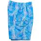 Young Mens SURFZONE&#174; Tonal Palms Swim Trunks - Blue - image 3
